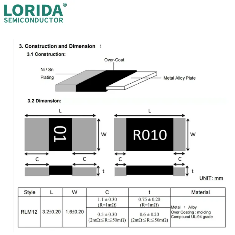 523R 1/10W SMD Resistors